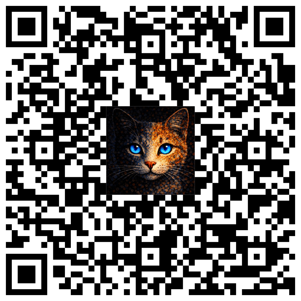 QR code for the Purrfecto App Store download